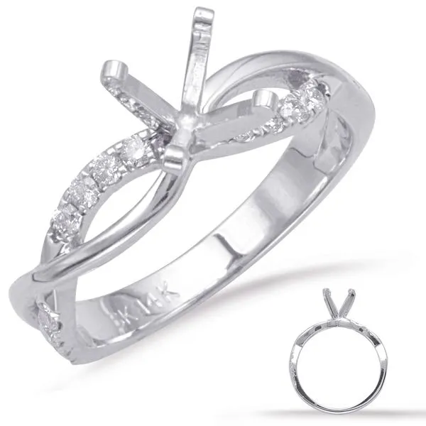 White Gold Engagement Ring Tennies Jewelry Appleton, WI