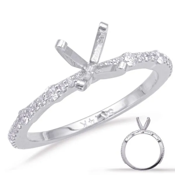 White Gold Engagement Ring Tennies Jewelry Appleton, WI