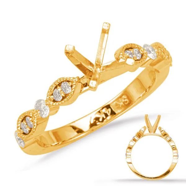 Yellow Gold Engagement Ring Spencer's Jewelers Athens, GA