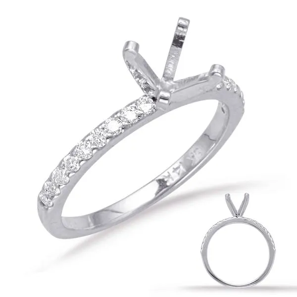 White Gold Engagement Ring Tennies Jewelry Appleton, WI