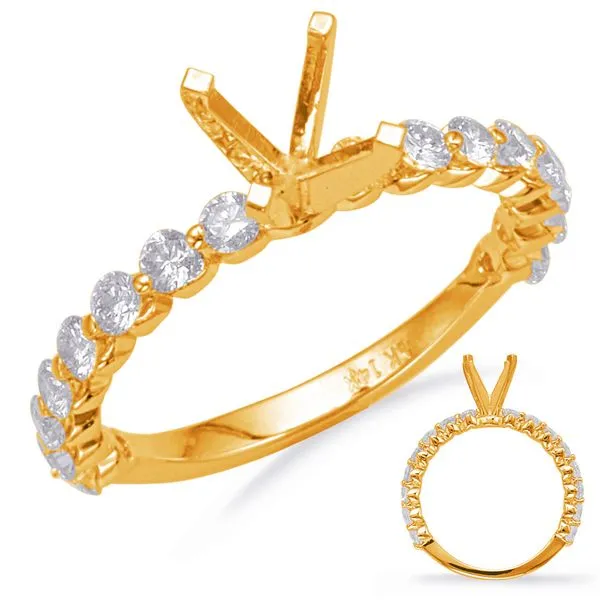 Yellow Gold Engagement Ring Tennies Jewelry Appleton, WI