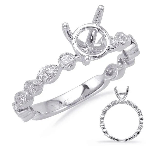 White Gold Engagement Ring Tennies Jewelry Appleton, WI