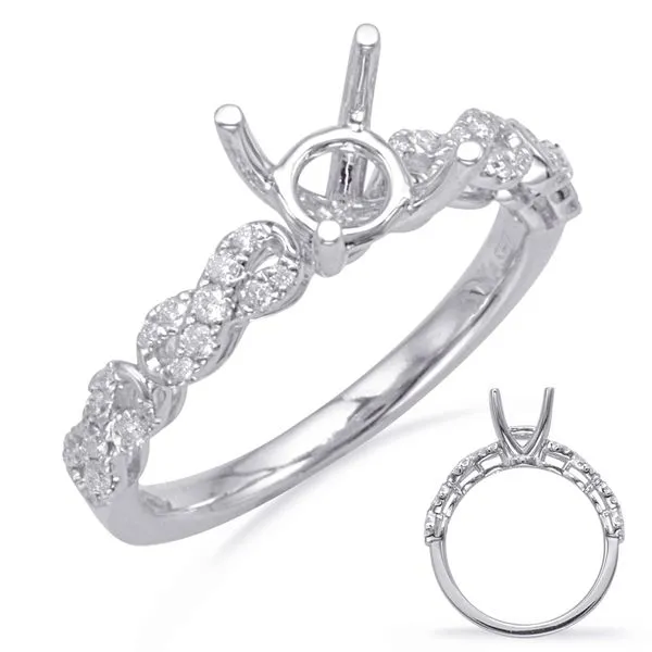 White Gold Engagement Ring Tennies Jewelry Appleton, WI