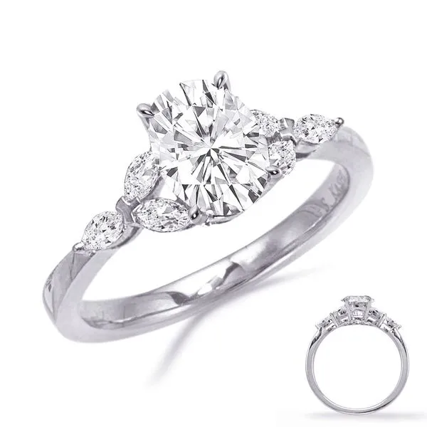 White Gold Engagement Ring Tennies Jewelry Appleton, WI