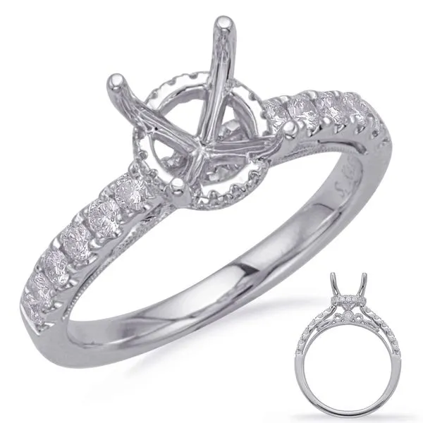 White Gold Engagement Ring Tennies Jewelry Appleton, WI