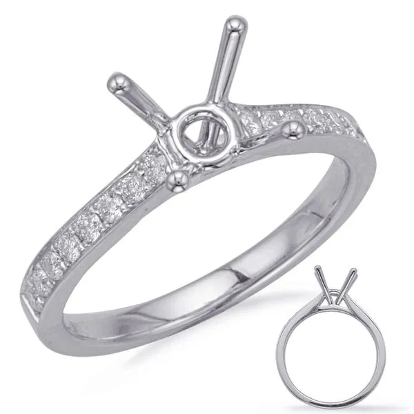 White Gold Engagement Ring Tennies Jewelry Appleton, WI