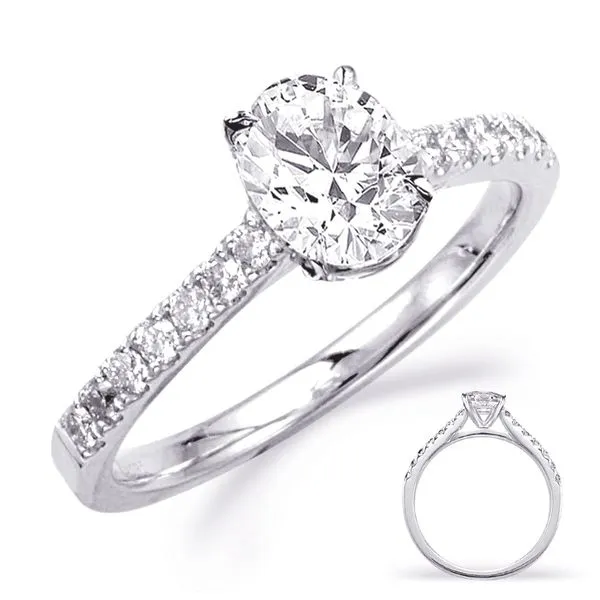 White Gold Engagement Ring Tennies Jewelry Appleton, WI