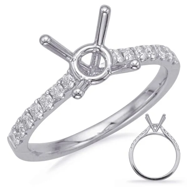 White Gold Engagement Ring Tennies Jewelry Appleton, WI
