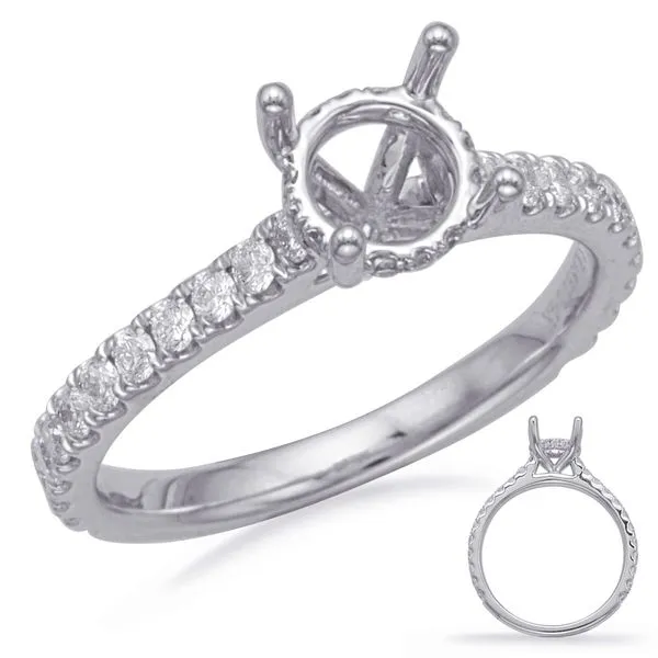 White Gold Engagement Ring Tennies Jewelry Appleton, WI