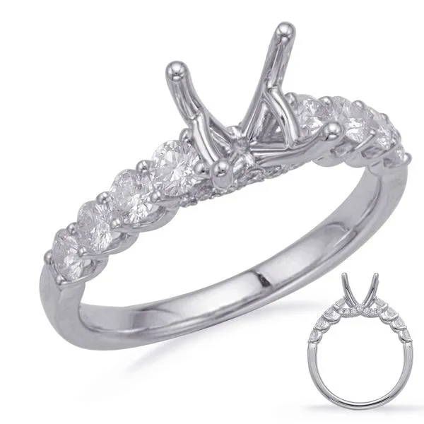 White Gold Engagement Ring Tennies Jewelry Appleton, WI