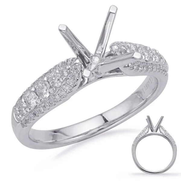 White Gold Engagement Ring Tennies Jewelry Appleton, WI
