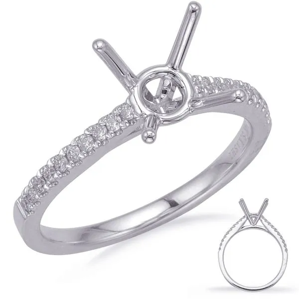 White Gold Engagement Ring Tennies Jewelry Appleton, WI