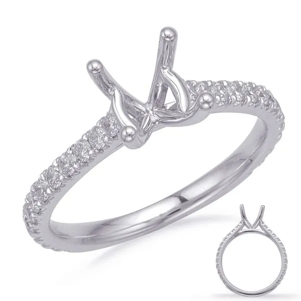 White Gold Engagement Ring Tennies Jewelry Appleton, WI
