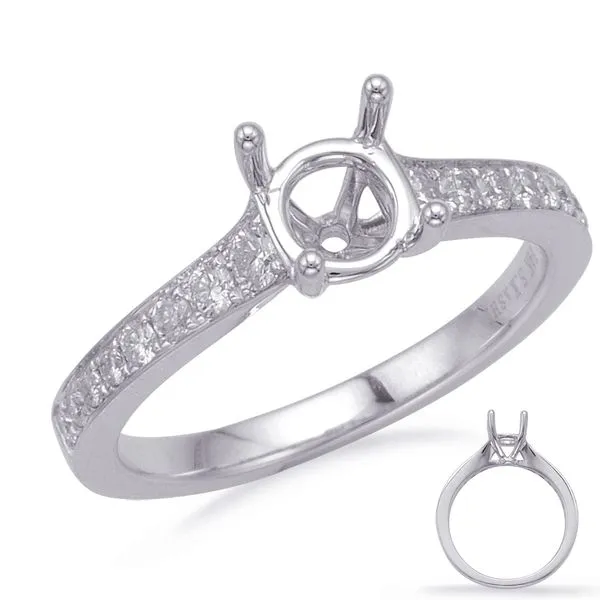 White Gold Engagement Ring Tennies Jewelry Appleton, WI