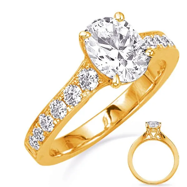 Yellow Gold Engagement Ring Spencer's Jewelers Athens, GA