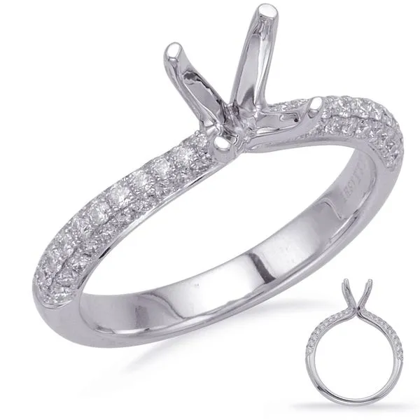 White Gold Engagement Ring Tennies Jewelry Appleton, WI