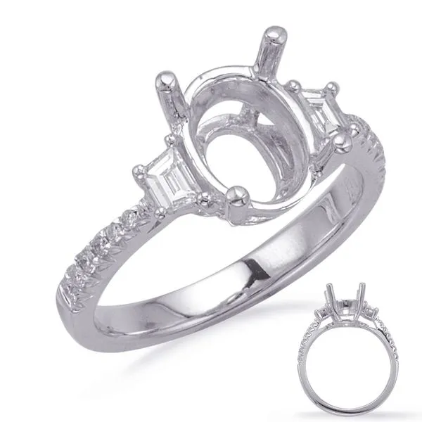 White Gold Engagement Ring Tennies Jewelry Appleton, WI