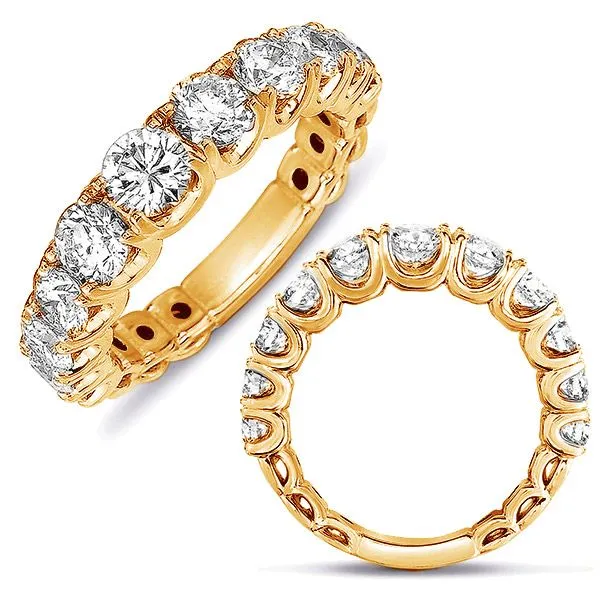 Yellow Gold Wedding Band Raleigh Diamond Fine Jewelry Raleigh, NC