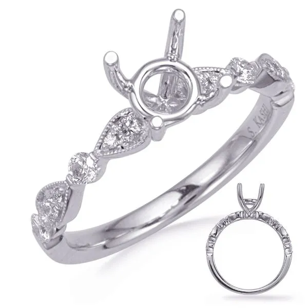 White Gold Diamond Engagement  Ring Tennies Jewelry Appleton, WI