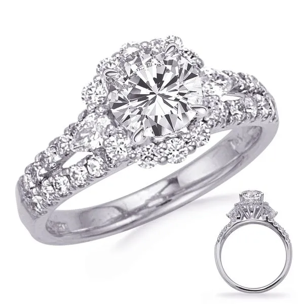White Gold  Diamond Engagement  Ring Tennies Jewelry Appleton, WI