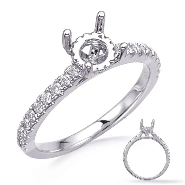 White Gold Engagement Ring Tennies Jewelry Appleton, WI