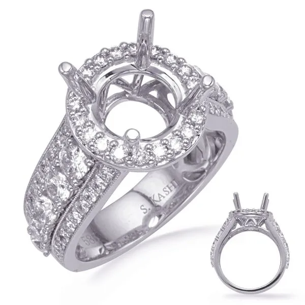 White Gold Diamond Engagement Ring Tennies Jewelry Appleton, WI