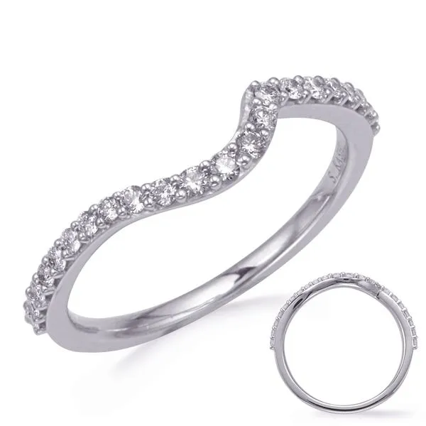 White Gold Diamond Weddding Band Tennies Jewelry Appleton, WI