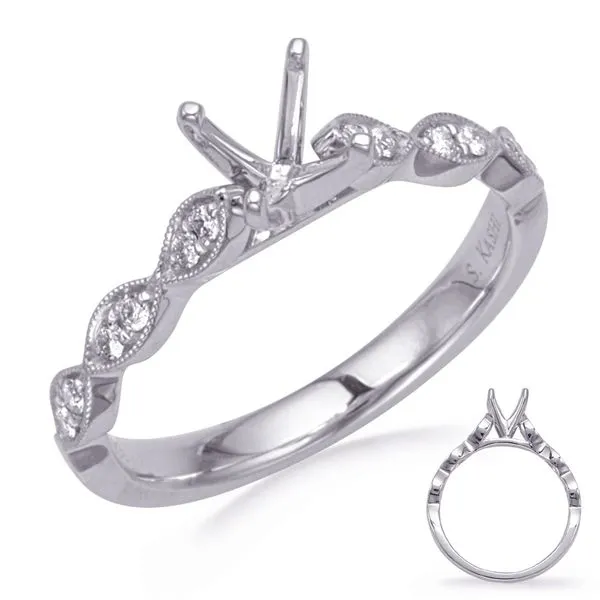 White Gold Diamond Engagement Ring Tennies Jewelry Appleton, WI