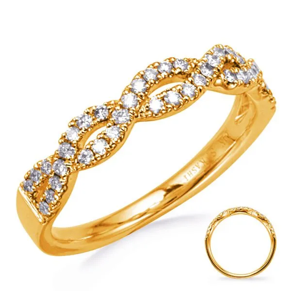 Yellow Gold Diamond Wedding Band Tennies Jewelry Appleton, WI