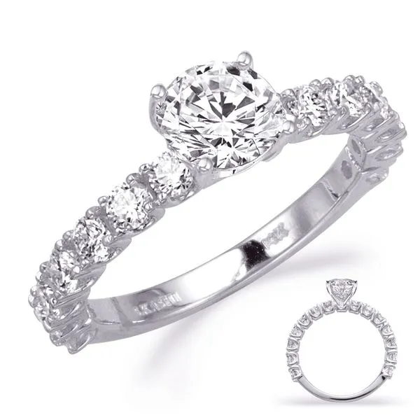 White Gold Engagement Ring Tennies Jewelry Appleton, WI