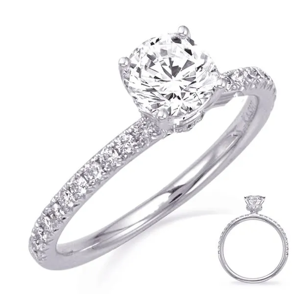 White Gold Engagement Ring Tennies Jewelry Appleton, WI