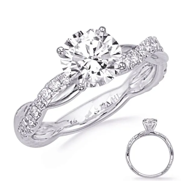 White Gold Engagement Ring Tennies Jewelry Appleton, WI
