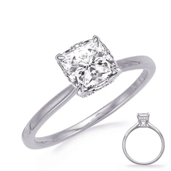 White Gold Diamond Engagement Ring Tennies Jewelry Appleton, WI