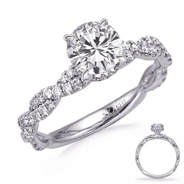 White Gold Engagement Ring Tennies Jewelry Appleton, WI