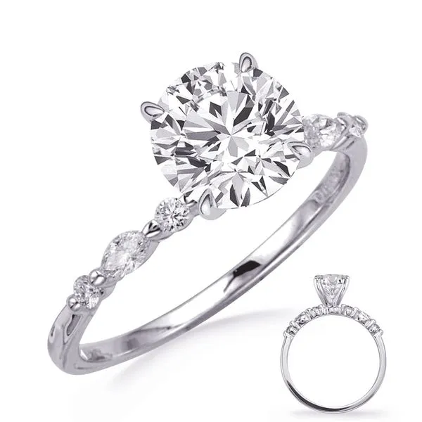 White Gold Engagement Ring Raleigh Diamond Fine Jewelry Raleigh, NC