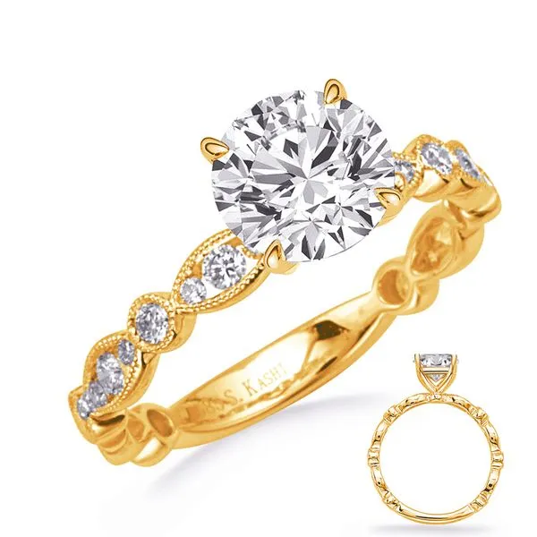 Yellow Gold Engagement Ring Moseley Diamond Showcase Inc Lexington, SC