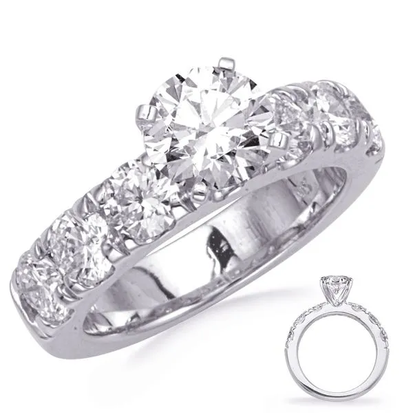 White Gold Engagement Ring Tennies Jewelry Appleton, WI
