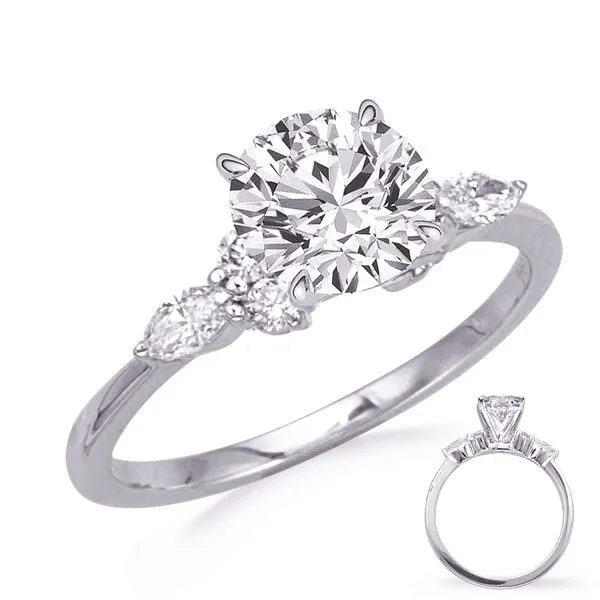 White Gold Engagement Ring Raleigh Diamond Fine Jewelry Raleigh, NC