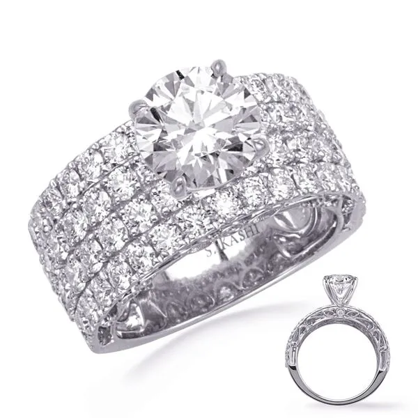 White Gold Engagement Ring Tennies Jewelry Appleton, WI