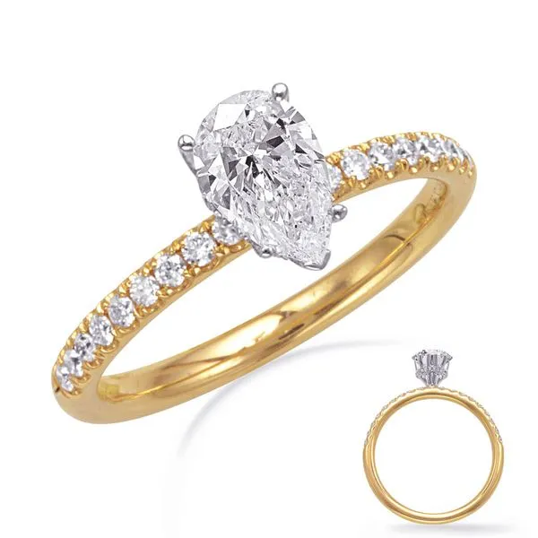 White & Yellow Gold Engagement Ring Moseley Diamond Showcase Inc Lexington, SC