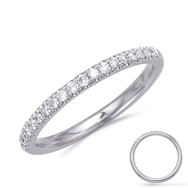 White Gold Wedding Band Tennies Jewelry Appleton, WI