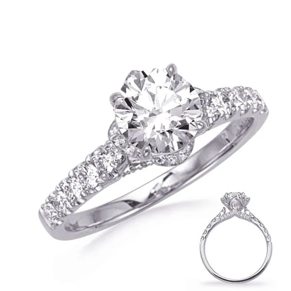White Gold Engagement Ring Raleigh Diamond Fine Jewelry Raleigh, NC