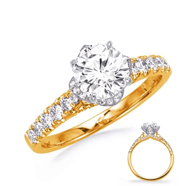 Yellow Gold Engagement Ring Tennies Jewelry Appleton, WI