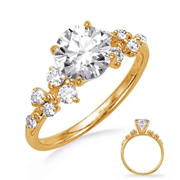Yellow Gold Engagement Ring Raleigh Diamond Fine Jewelry Raleigh, NC