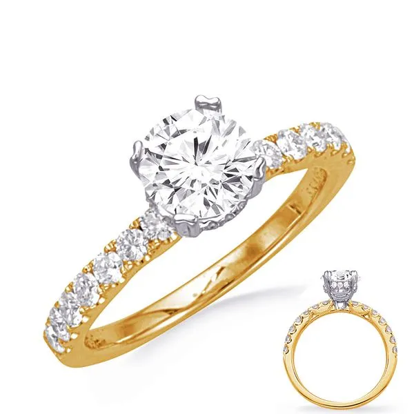 Yellow Gold Engagement Ring JBC Gems Medford, OR