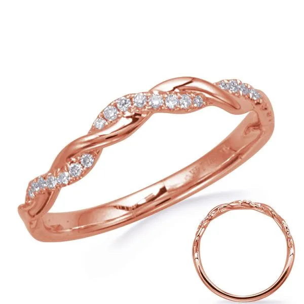Rose Gold Wedding Band Raleigh Diamond Fine Jewelry Raleigh, NC