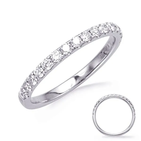 White Gold Wedding Band J. Meredith Jewelers Delafield, WI