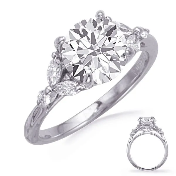 White Gold Engagement Ring D&M Jewelers Green Bay, WI
