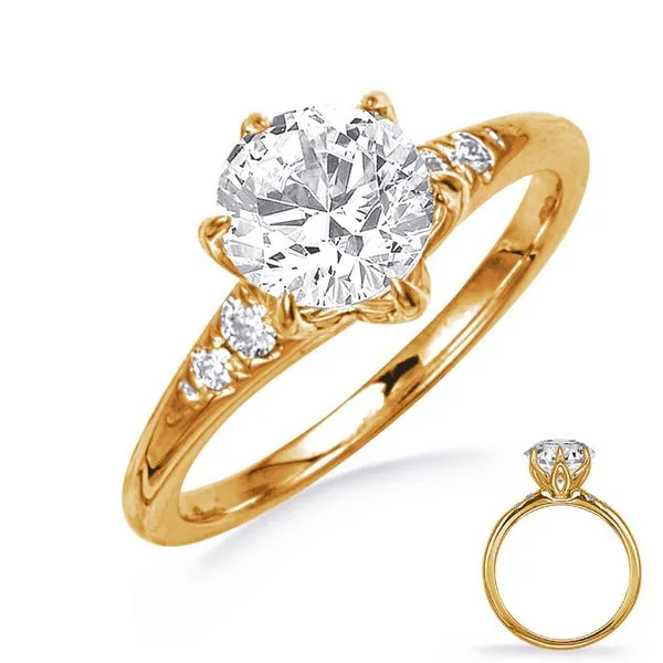 Yellow Gold Engagement Ring JBC Gems Medford, OR