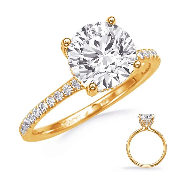 Yellow Gold Engagement Ring Jimmy Smith Jewelers Decatur, AL